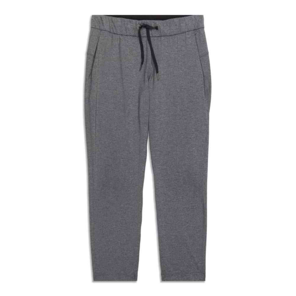 Lululemon On the Fly Pants Women's 12 Gray Drawstring Lounge Athletic Travel